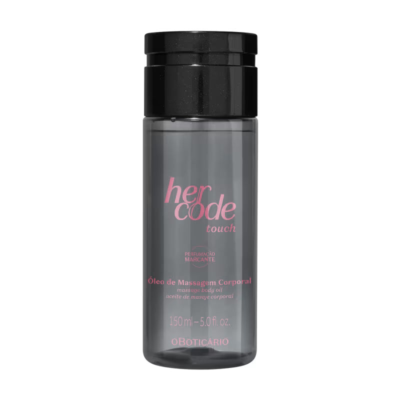 Óleo De Massagem Corporal Her Code Touch 150ml
