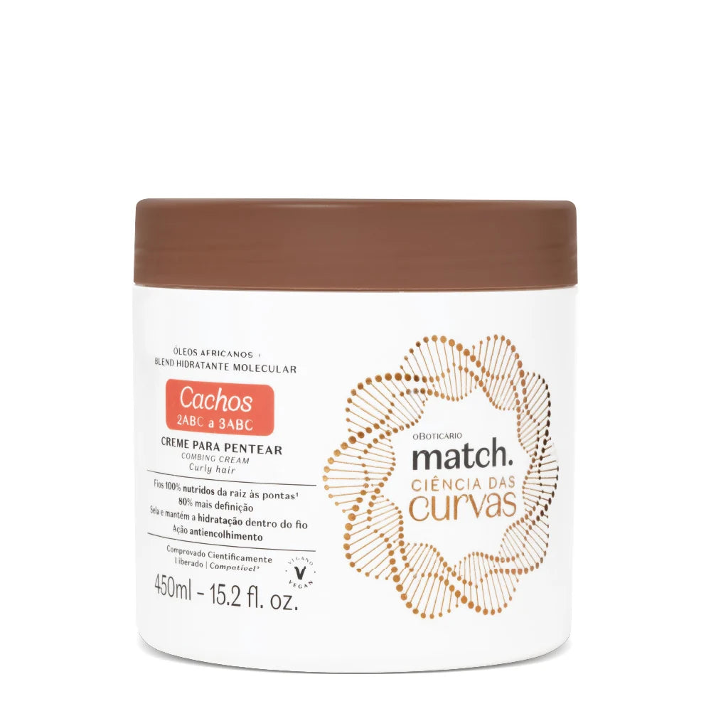 Creme para Pentear Cachos Match Ciências das Curvas 450ml