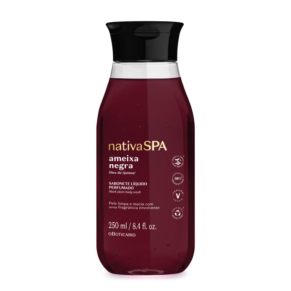 Sabonete Líquido Perfumado Nativa SPA Ameixa Negra 250ml