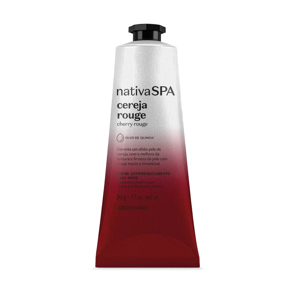 Creme Hidratante para as Mãos Cereja Rouge Nativa SPA 50g