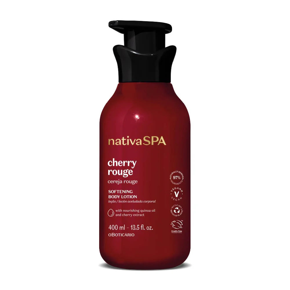 Loção Corporal Hidratante Cereja Rouge Nativa SPA 400ml