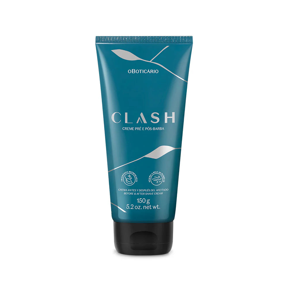 Clash Creme Pré e Pós Barba 150g