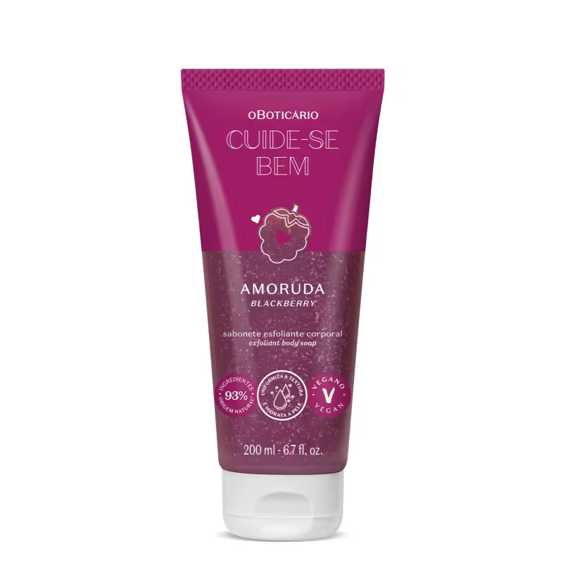 Sabonete Liquido Esfoliante Corporal Amoruda Cuide-se Bem 200ml