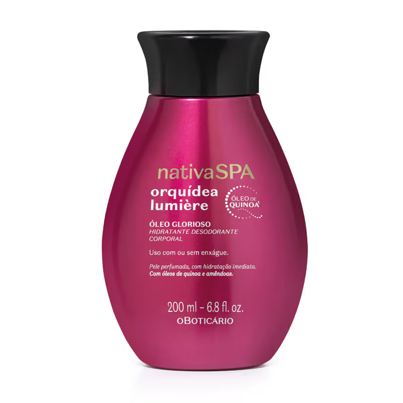 Óleo Glorioso Corporal Hidratante Orquídea Lumière Nativa SPA  200ml