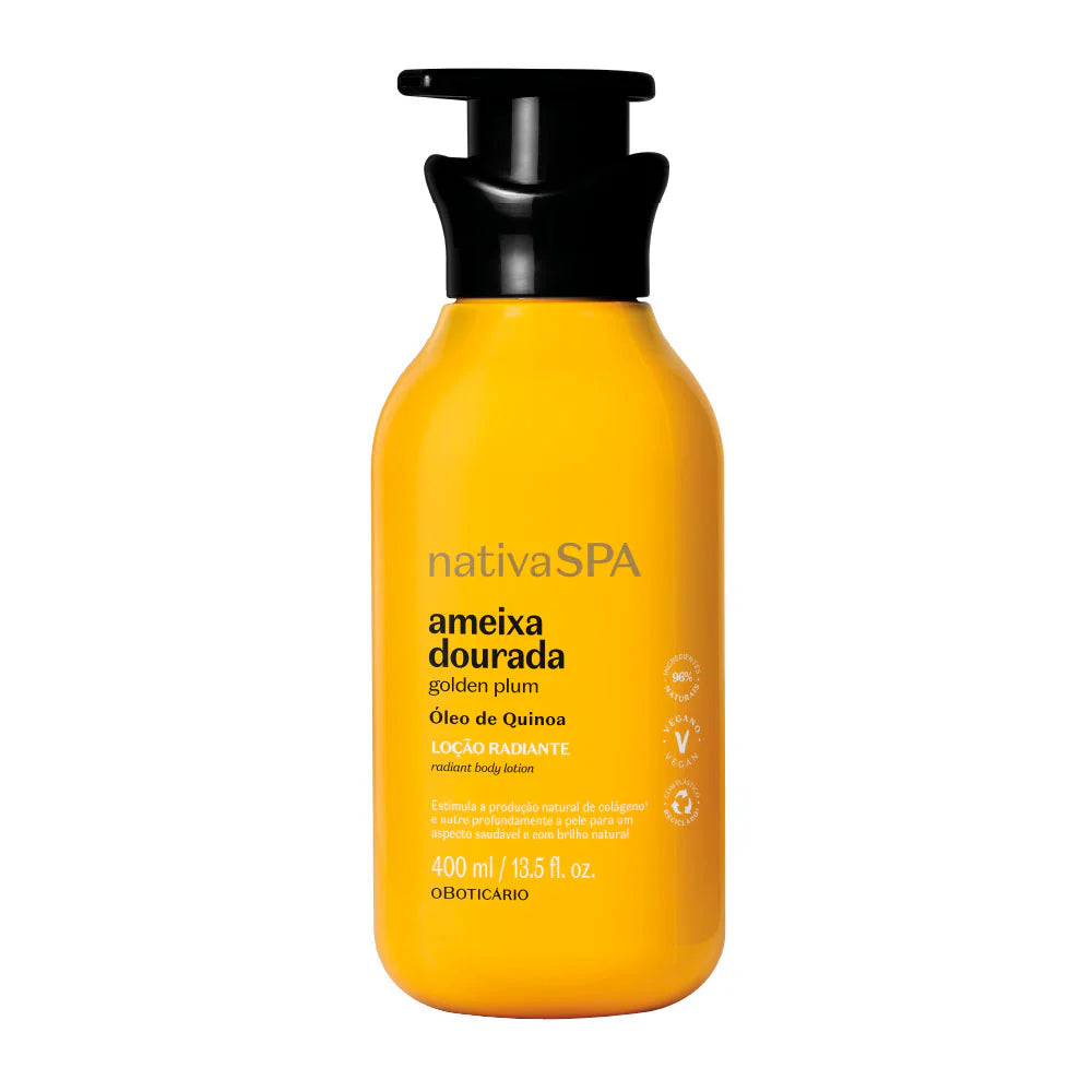 Loção Corporal Hidratante Ameixa Dourada Nativa SPA 400ml