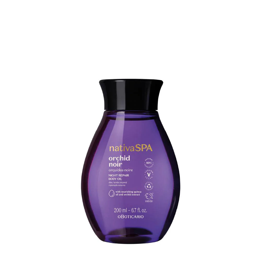 Óleo Corporal  Hidratante Orquidea Noire Nativa SPA 200ml