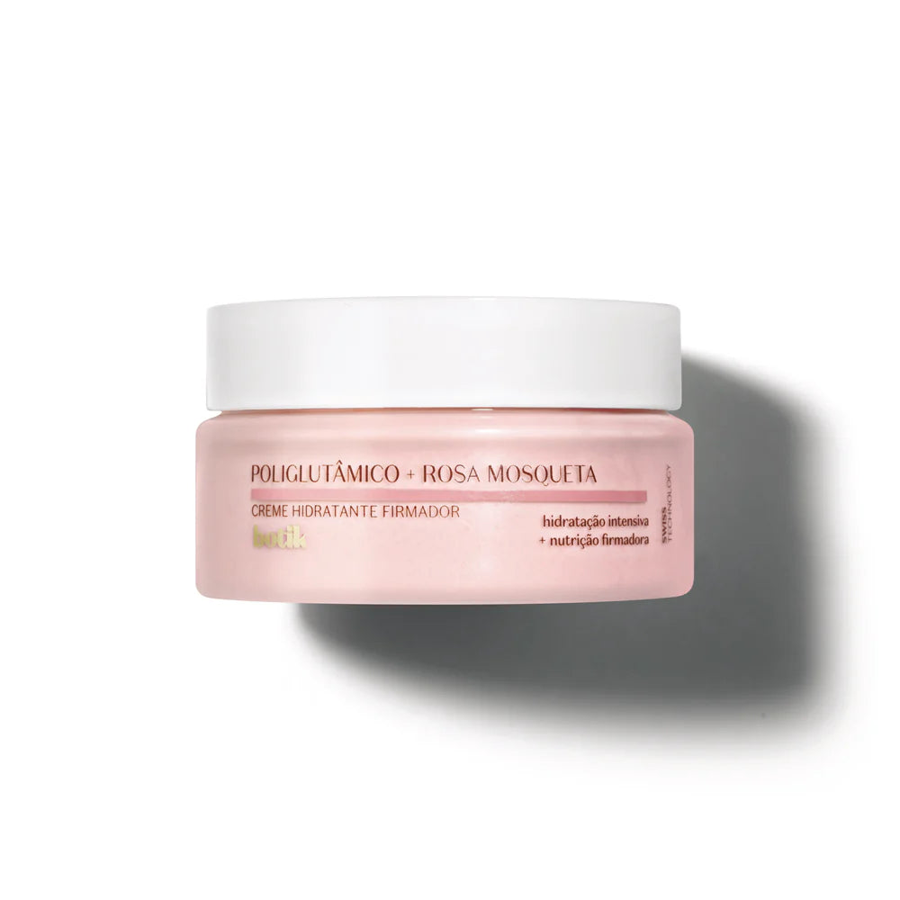 Creme Hidratante Firmador Poliglutâmico + Rosa Mosqueta Botik 50g
