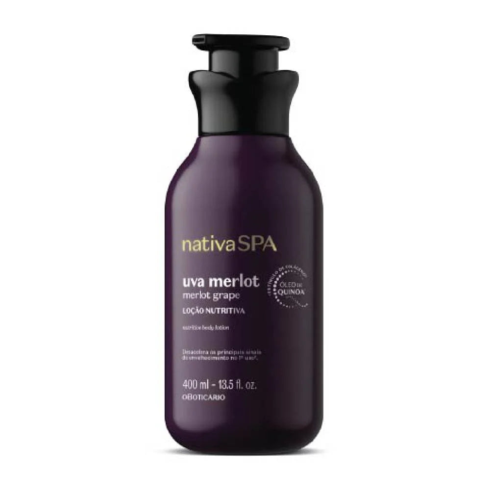 Loção Corporal Hidratante Uva Merlort Nativa SPA 400ml