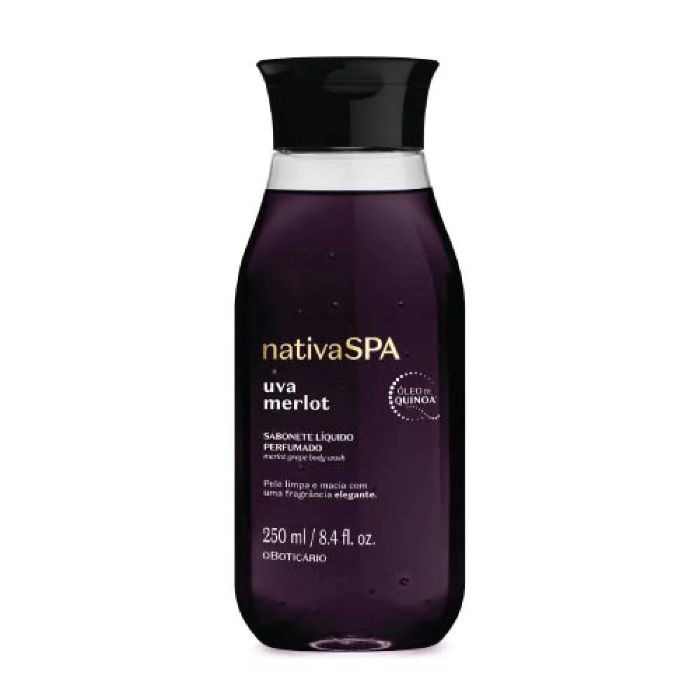 Sabonete Líquido Perfumado Corporal Nativa SPA Uva Merlot 250ml