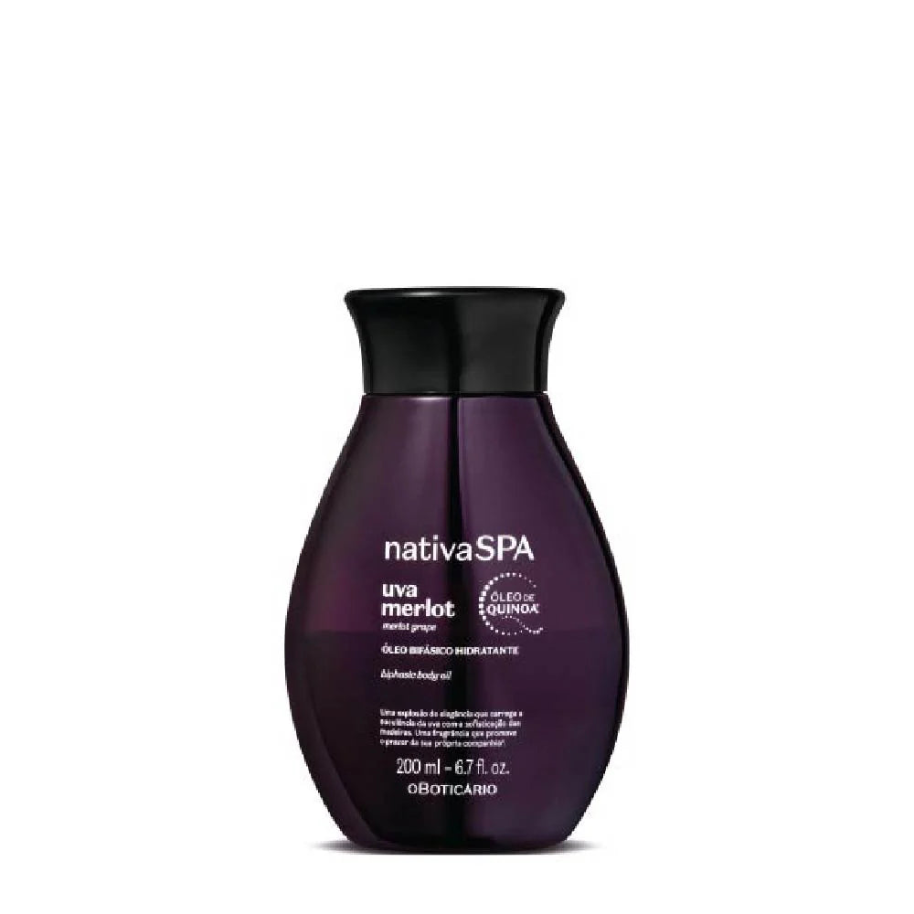 Óleo Corporal Hidratante Uva Merlot Nativa SPA 200ml