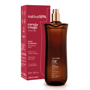Óleo Glorioso Corpo e Cabelo Cereja Rouge Nativa SPA 85ml