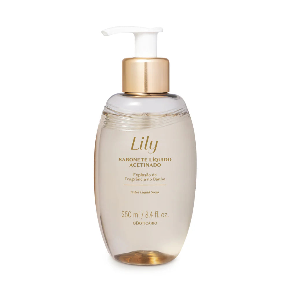 Sabonete Liquido Acetinado Corporal Lily 250ml